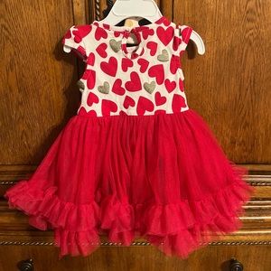 Tommy Bahama Infant Girl’s Toile Heart Dress Size 3-6 months